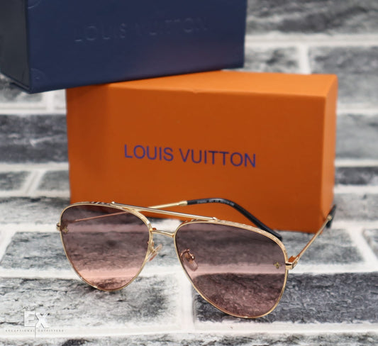 Louis Vuitton Gold Aviator Sunglasses