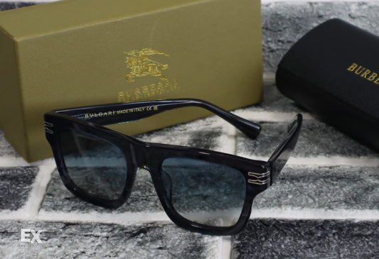 Burberry Black Gradient Square Sunglasses