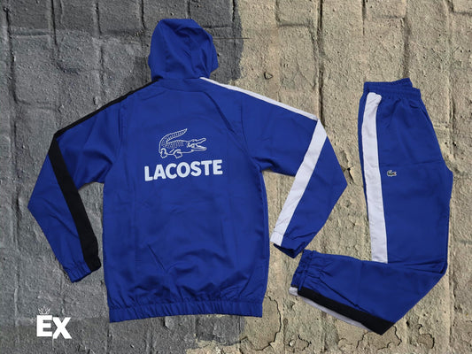 Lacoste Strip Navy Track Suit