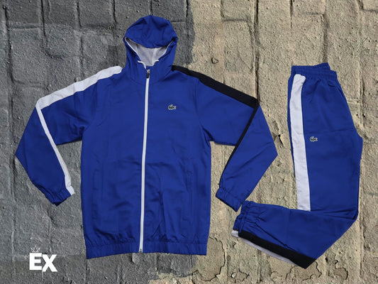 Lacoste Strip Navy Track Suit