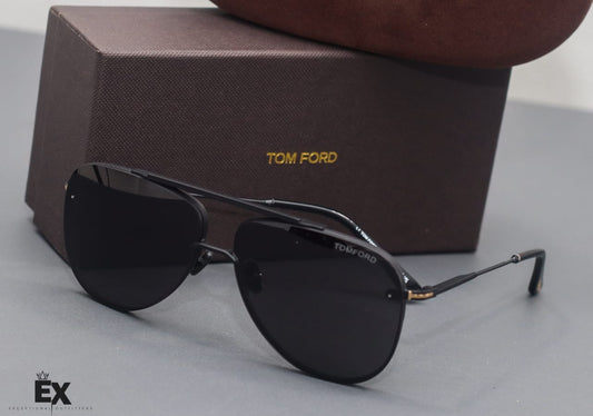 Tom Ford Black Aviator Sunglasses