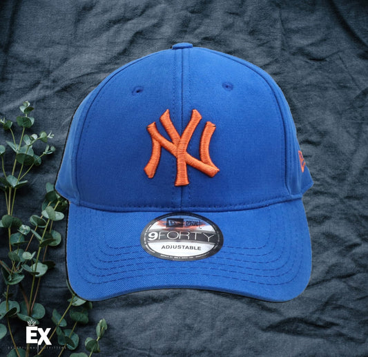 New York Yankees 9FORTY Cap (Royal Blue & Orange)