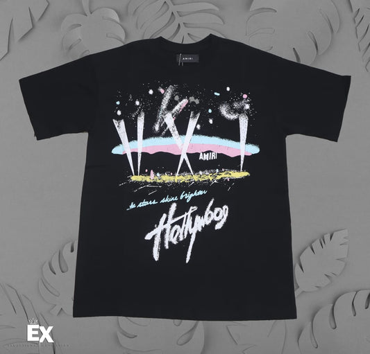 Amiri Hollywood Graphic T-Shirt – Black