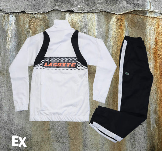 Lacoste Two Piece Tracksuit | Black & White